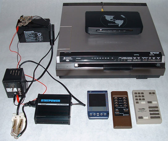 PAL/UK CED VideoDisc Setup