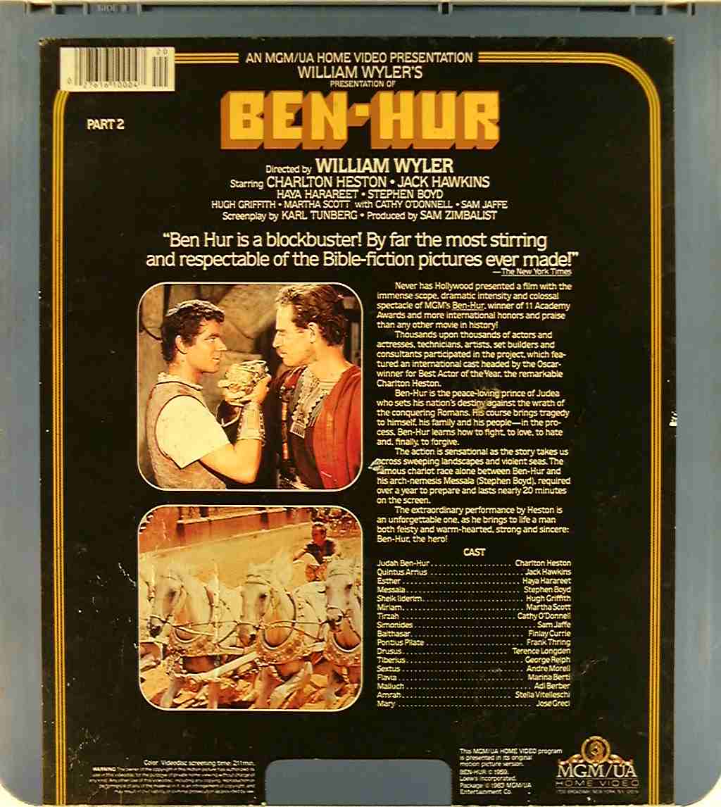 CED title precursor to the Blu-ray DVD movie disc format