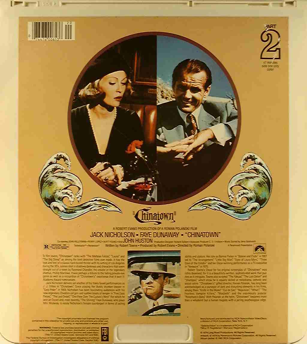 CED title precursor to the Blu-ray DVD movie disc format