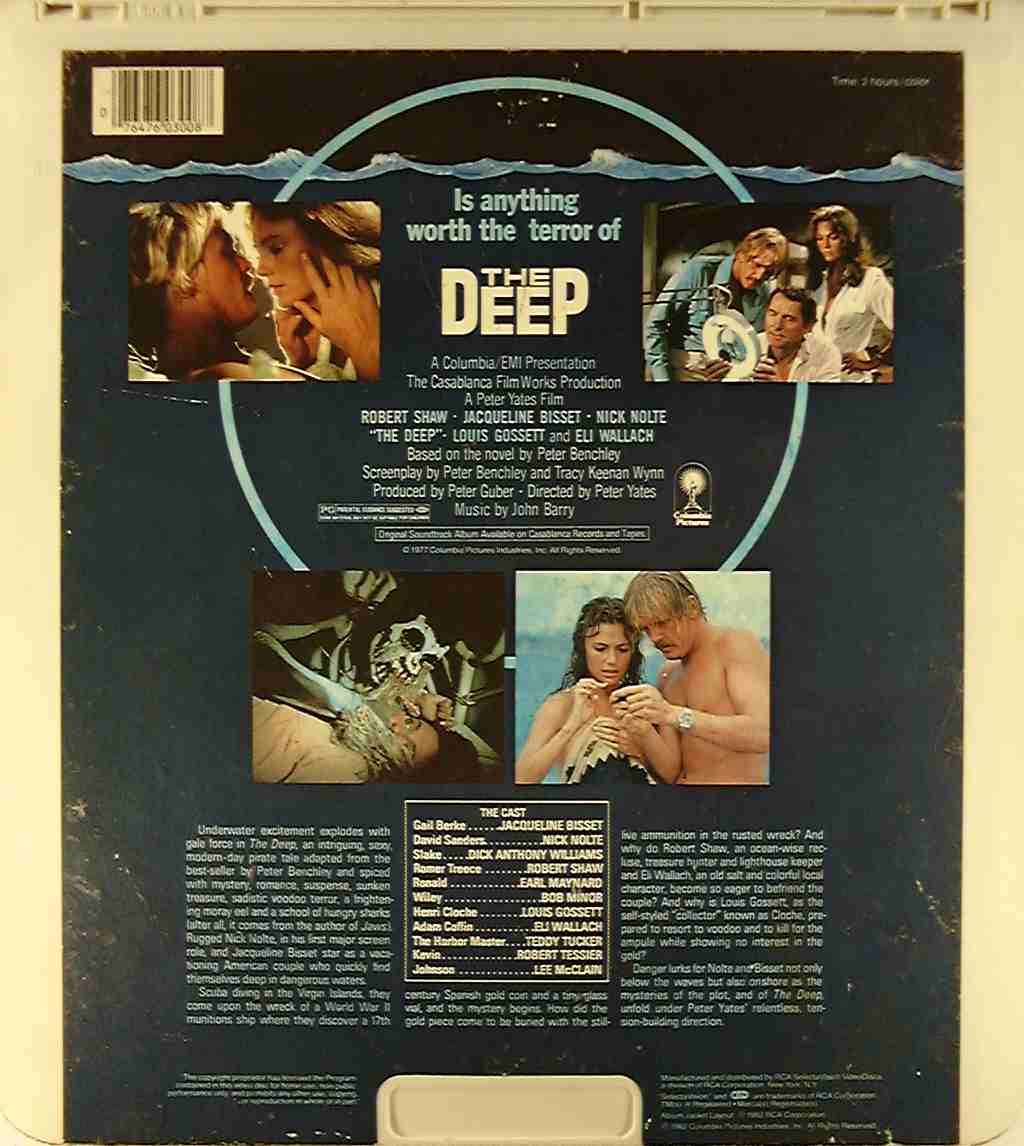 CED title precursor to the Blu-ray DVD movie disc format