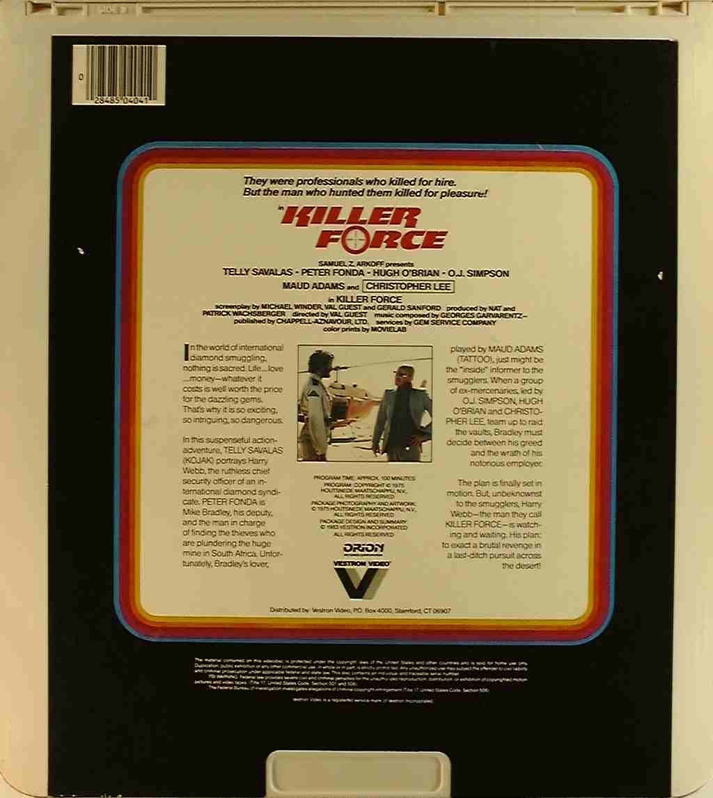 CED title precursor to the Blu-ray DVD movie disc format