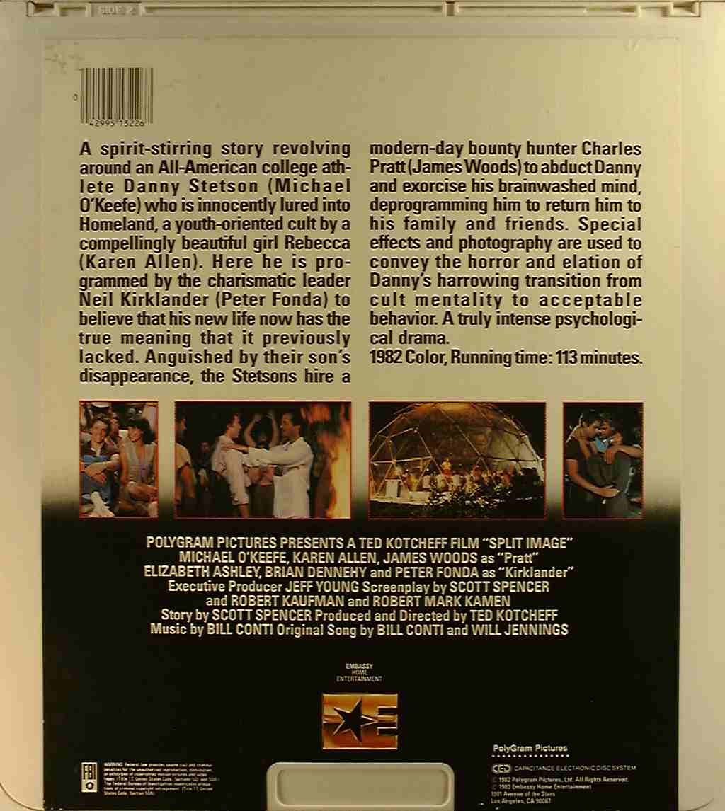 CED title precursor to the Blu-ray DVD movie disc format