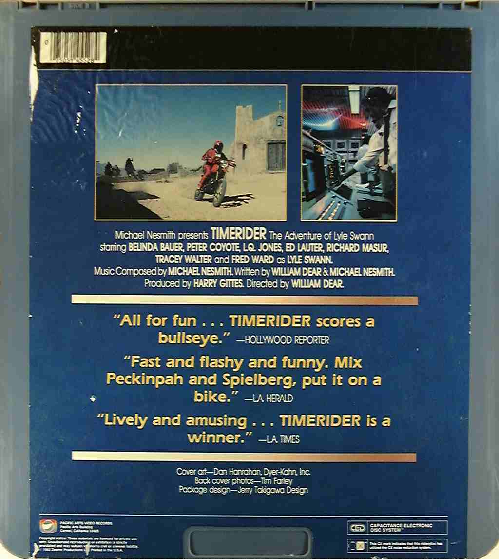 CED title precursor to the Blu-ray DVD movie disc format